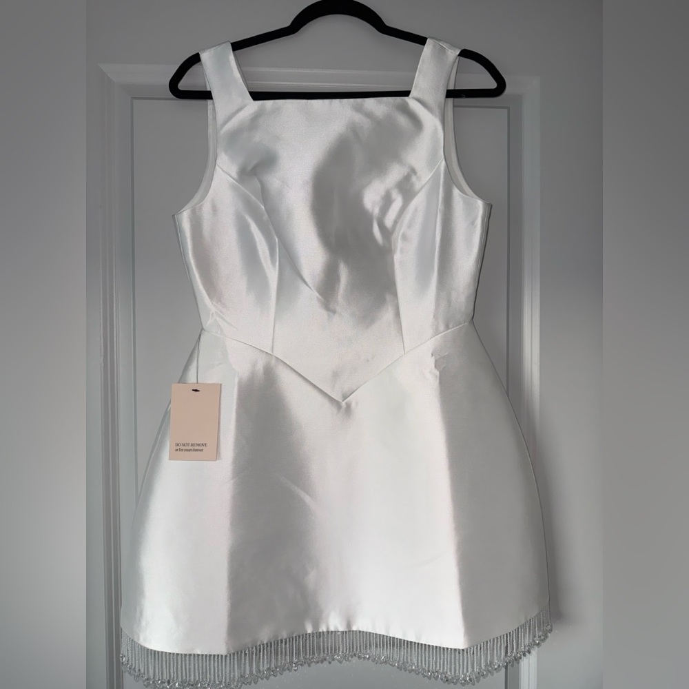 The Ultimate Muse Embellished Hem Mini Dress